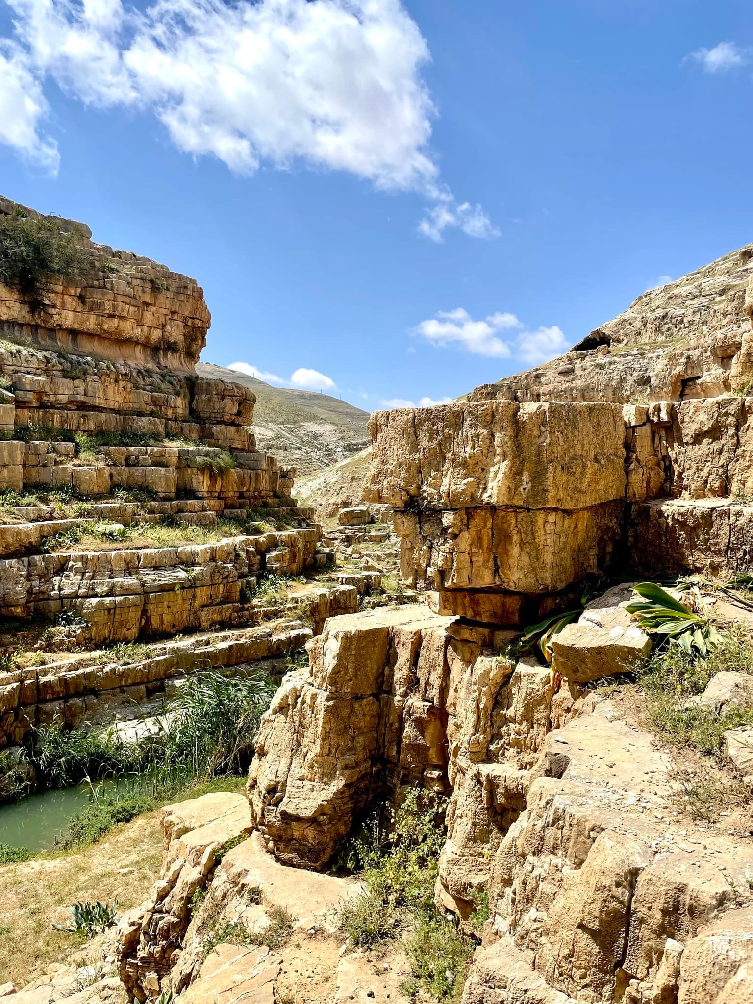 Rocks of Ein Prat Nature Reserve in Israel